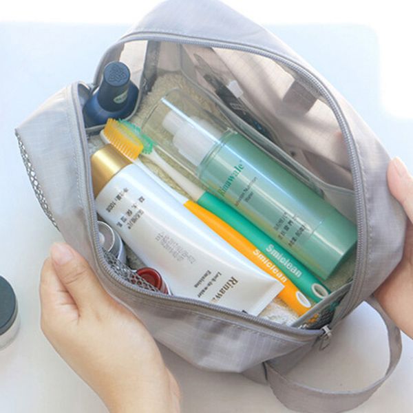 

1pc travel portable storage makeup bags travel large capacity cosmetic bag canvas beautician storage bags women makeup bag