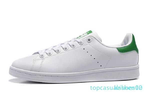 

2020 new designer newsest stan shoes fashion brand smith leather men women classic flats casual shoes t10, Black