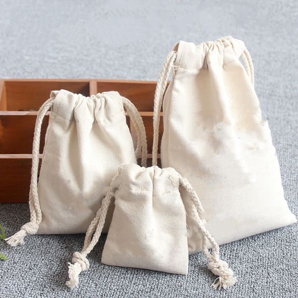 

мешок хлопка изготовители место с рот пользовательских портативный холщовый мешок шнурком 30 * 40 см