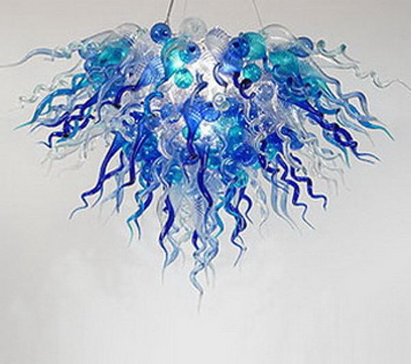 

pure blown glass chandelier light 100% handmade small size pretty elegant ceiling hanging lamp for new house decor