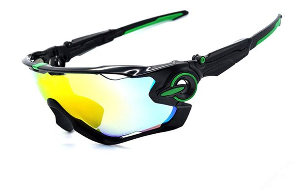 

o broken wind cycling glasses mountain biking outdoor sports polarized sports sunglasses, White;black