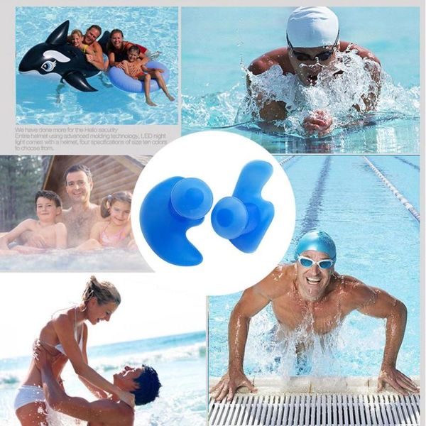 

6pairs box-packed comfort earplugs noise reduction silicone soft ear plugs swimming silicone earplugs protective for sleep