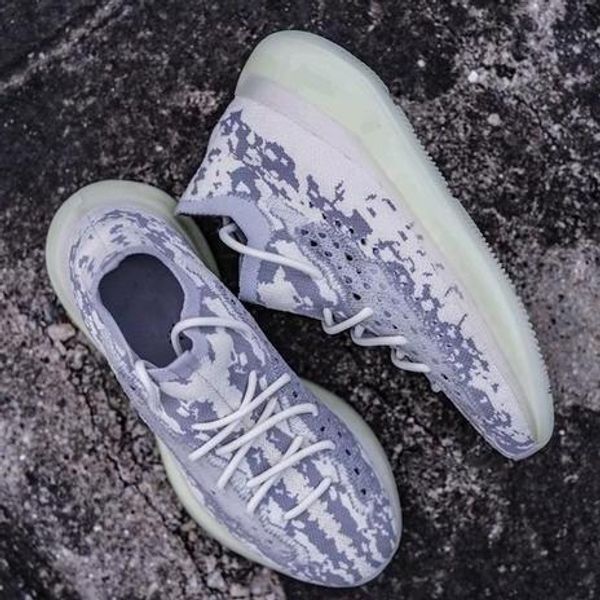 

new kanye west shoes 380 v3 380s alien wave runner white black clay zebra mens running shoes women desinger sneakers trainers size 36-46, White;red
