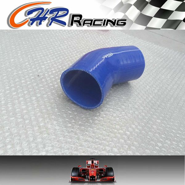 

2.5"&gt;3" silicone hose 90 degree elbow reducer 64mm&gt;76mm blue