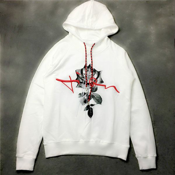 

mens designer hoodies givh59 new fashion brand luxury stereo embroidery letter rose flower cap guard high quality, Black