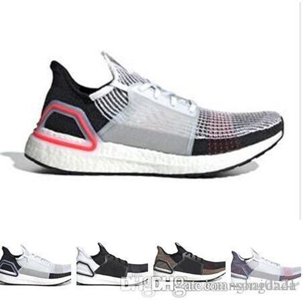 

Cloud White Black Ultra boost 2019 Ultraboost mens shoes Dark Pixel Refract Clear Brown Primeknit sports trainers men women Hot sneakers