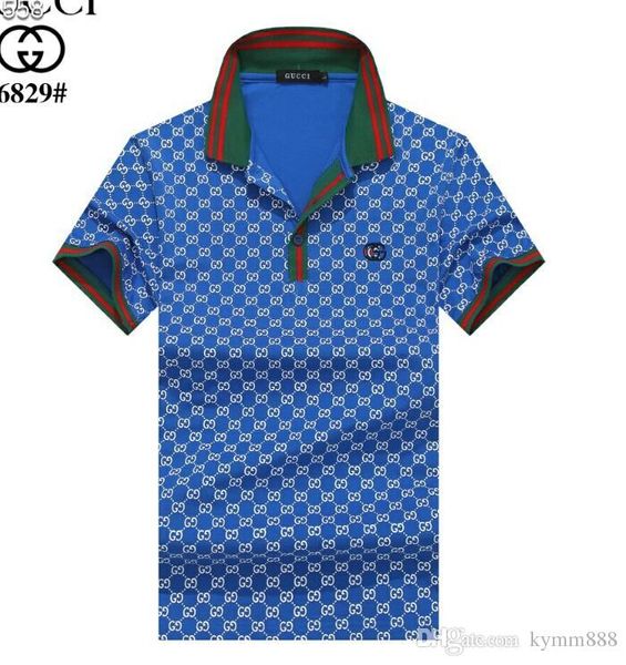 

Летом новый высококачественный мужской бренд футболки моды с короткими рукавами