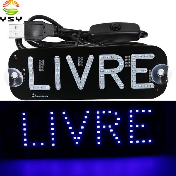 

ysy 1шт новый ливр с usb-такси сид автомобиля индикатор ветровое стекло кабины знак такси свет лампы лампы зеленый светодиод лобового стекла