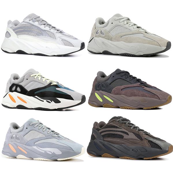 

2019 Wave Runner 700 Кроссовки Salt Inertia Geode Mauve Сплошной Серый Static Мужские Женщины Kanye West Trainer Спортивные кроссовки 36-46