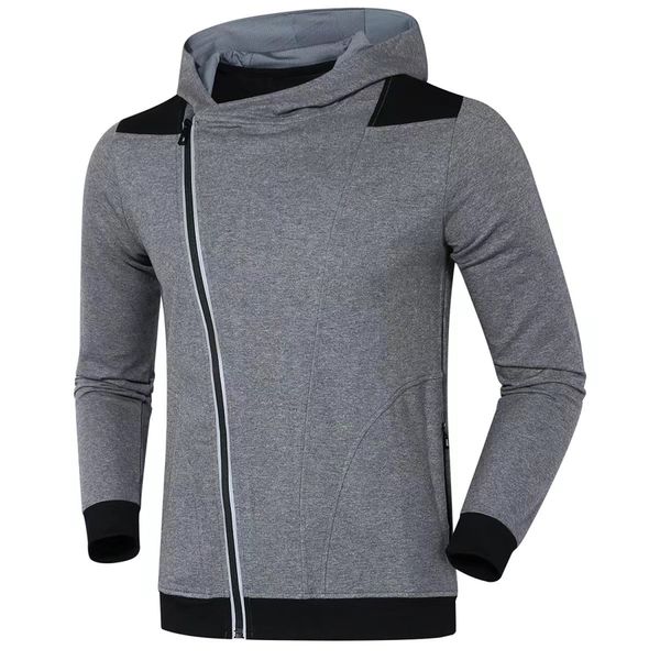 

2020 men quick-drying running jackets sweater outdoor sports soccer football jersey gym tights fitness hooded jacket europe size, Black;red