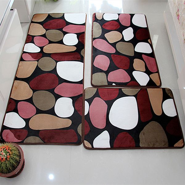 2019 Bath Mat Set Water Absorption Bathroom Carpet Rug Bathroom