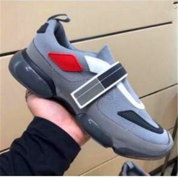 

высокое качество мужская повседневная обувь сетчатая ткань и резиновые материалы повседневная обувь ремень резиновая подошва мужские кроссов, Black