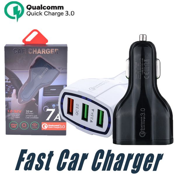 

Car charger quick charge 3 0 qc 3 0 fa t charging adapter dual u b travel car charger plug cable u b cable for am ung car mobile phone