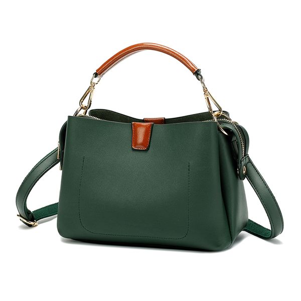 

natural women brand handbags genuine leather composite bags female shoulder bags ladies cowhide crossbody bag t30
