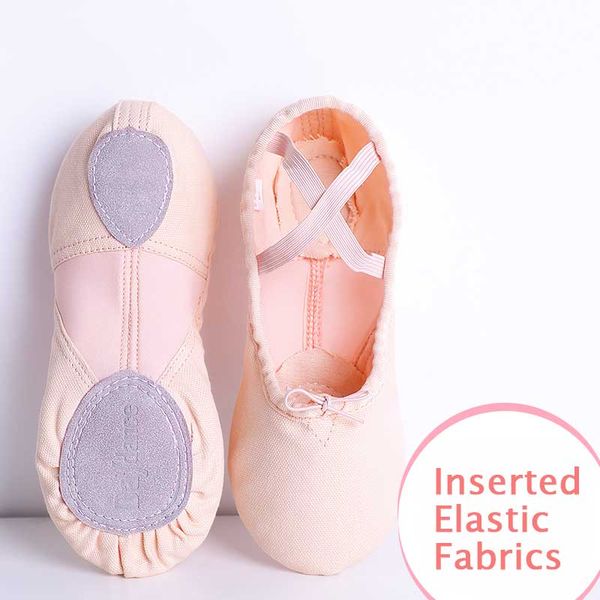 

professionla stretch canvas ballet shoes women yoga gymnastics ballet pointe dance shoes slippers