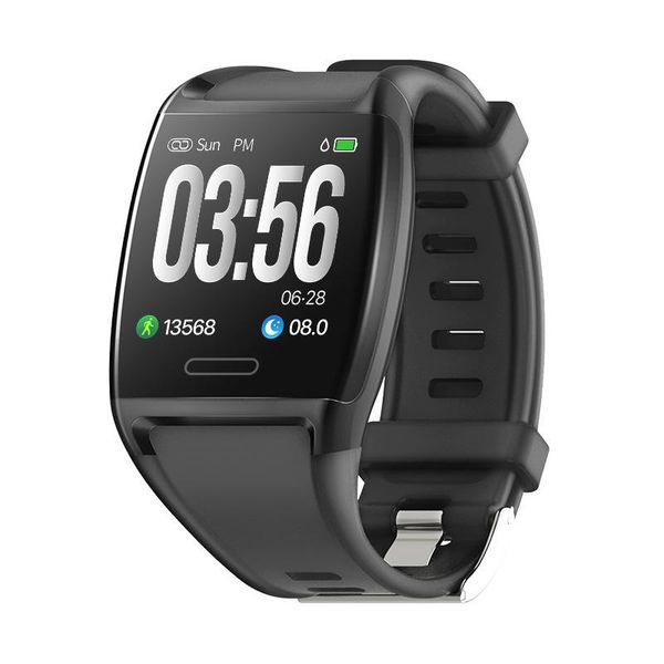 

new fashoin large color screen mens sports smart watch pedometer heart rate blood pressure sleep monitoring smart bracelet romote camera