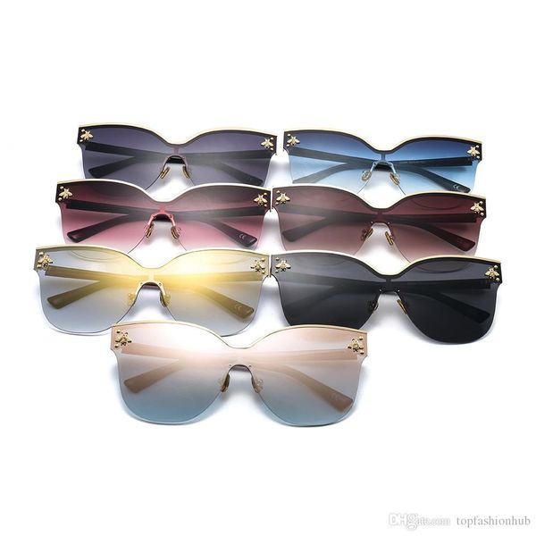 

fashion big frame sunglasses female casual trend sunglasses metal frame uv400 sunglasses street pgraphs trend sunglass, White;black