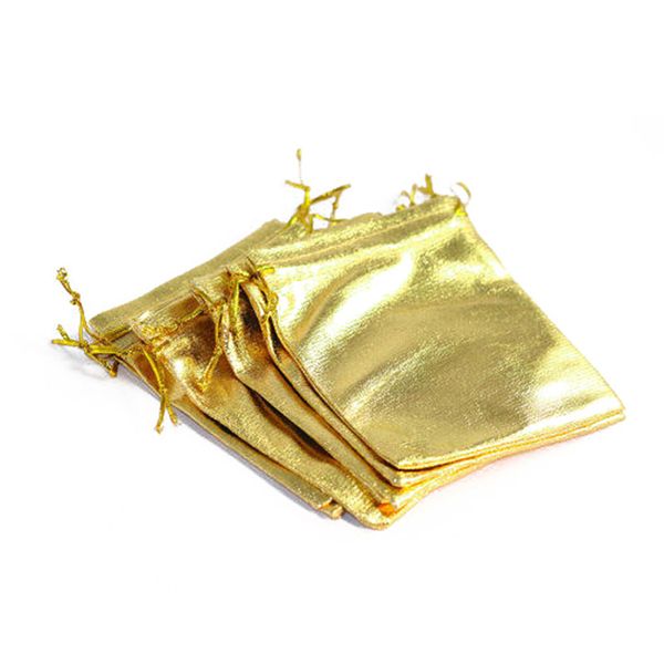 

50/100pcs gold silver wedding jewelry gift mini bags pouch wedding favour crafts