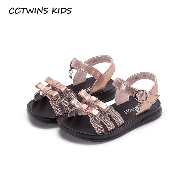 

cctwins kids shoes 2020 summer children butterfly soft shoes baby girls fashion rhinestone princess sandals toddlers flat ps962, Black;red