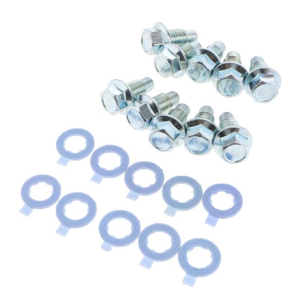 

10 sets oil drain plugs pilot point m12x1.75 head 15mm for chrysler 8132293