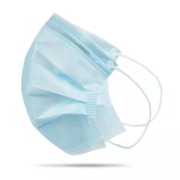 

ear-hook type melt-blown non-woven fabric disposable dust-proof anti-foam blue disposable mask spot fast hair fast hair 50 pieces