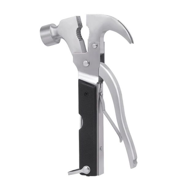 

portable multiuse 18 in 1 horns hammer car home outdoor woodworking metal hardware hand tools hammer pocket multifunctional tool