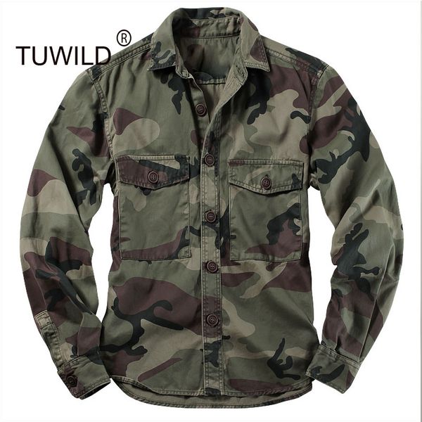 

mountain camouflage shirt men's uniform long sleeve jacket camouflage tooling mountaineering jacket, Gray;blue