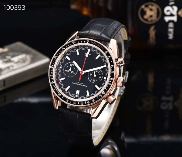 

with box luxury brand men wrist watch. luxury watches, Slivery;brown