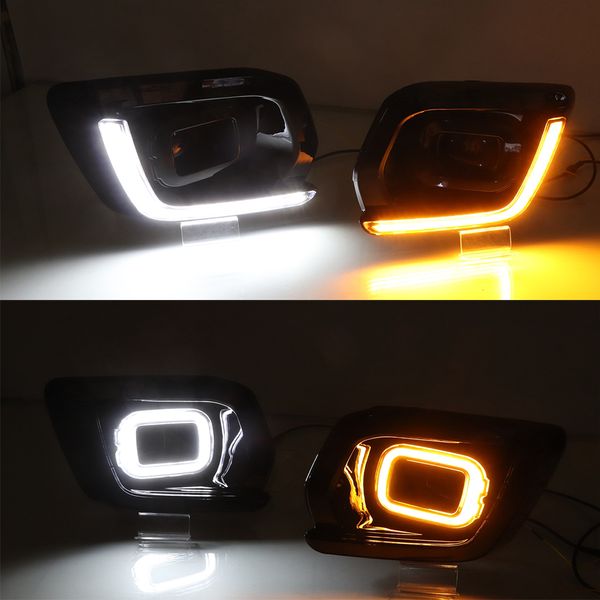 1 Paar DRL Fog Lamp LED Daytime Running Light Day Light mit Blinker für Ford Ranger Wildtrak 2019 2020