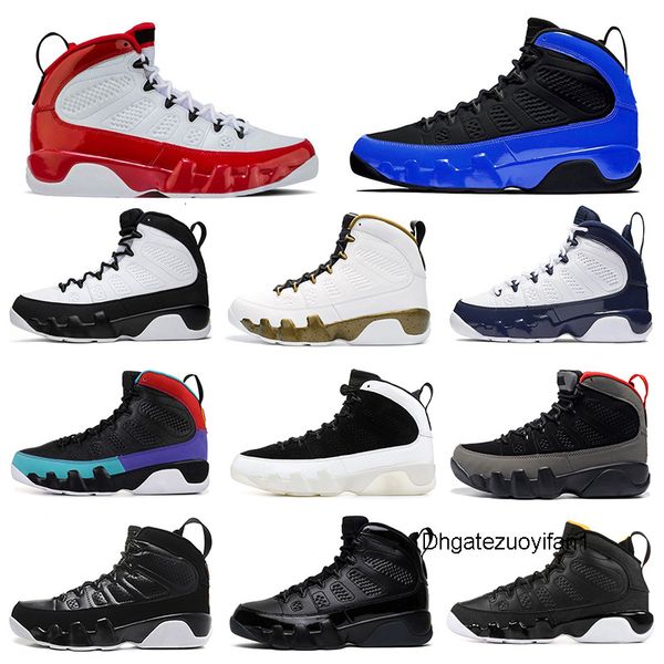 

2020 9 gym red 9s men basketball shoes racer blue 9s bred release unc athletic mens trainers sports sneakers 7-13