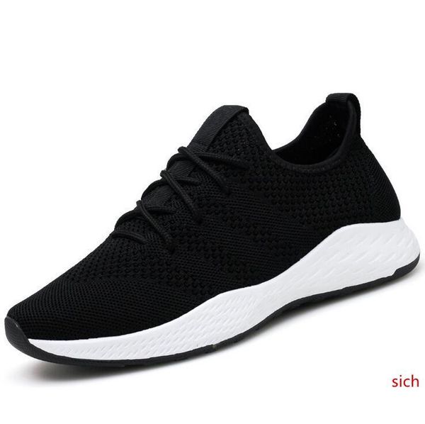 

summer new trend mens lightweight flying woven breathable casual shoes student sports large size running shoes with