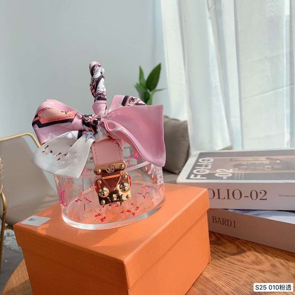 

the new 2020 ms transparent hand bag woman handbag jelly beach letter box clutch purses ladies handbags evening clutches