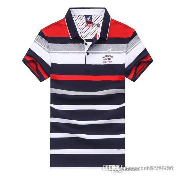 

men 2019 summer new men's short sleeve t-shirt silk light cotton pure cotton breathable short sleeve polo shirt summer, White;black