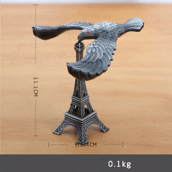 

mrzoot creative metal balance eagle model landmark building decoration wrought iron eiffel tower toy gift crafts