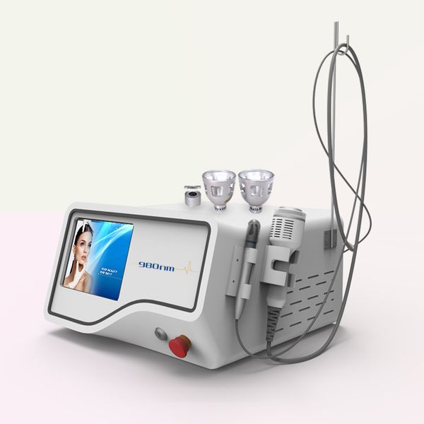 

laser clinic use 40w 3 in 1 980nm diode laser vascular removal beauty machine physiotherapy nail fungus treatment diode laser 980nm, Black