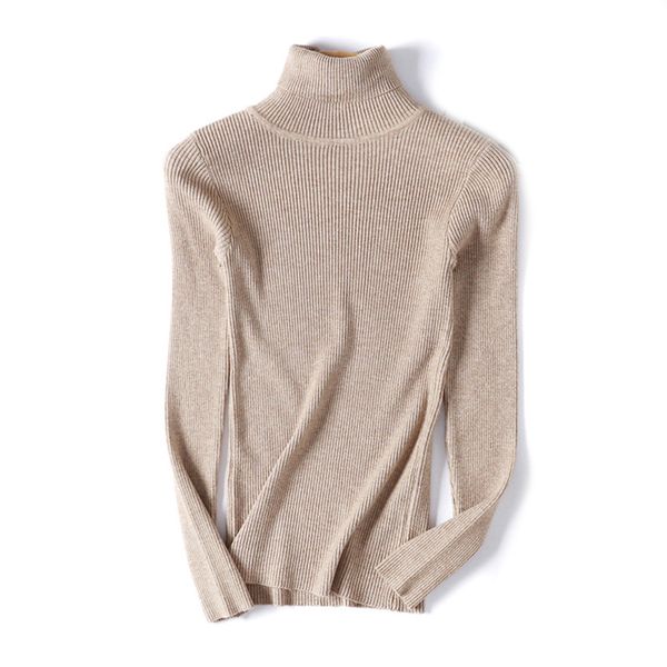 

woman turtleneck jumper pullover autumn slim solid sweater warm elastic knitted soft, White;black