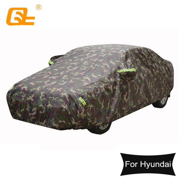 

oxford cloth winter car covers outdoor waterproof sun rain snow protection camouflage for santa fe tucson sonata tucson