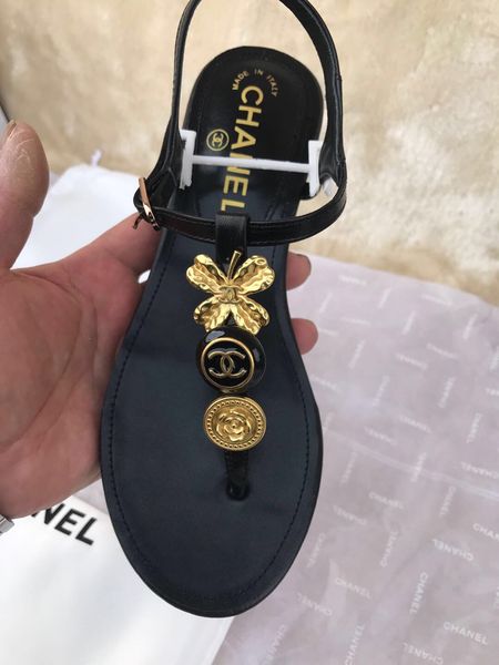 

2020 summer designer sandals fashion women casual leather sandals loafers women flip flops sandal, Black