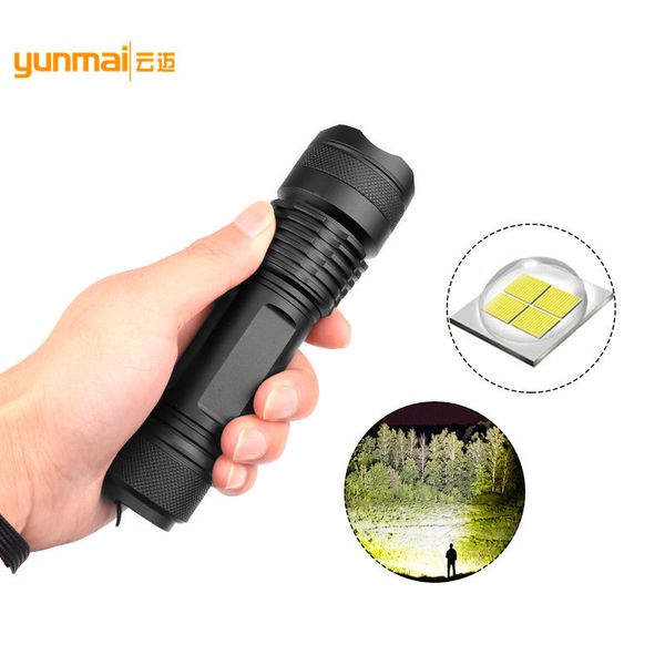 

cross border new pattern xhp50 high-power aluminium alloy 4 archives flexible zoom outdoors light flashlight