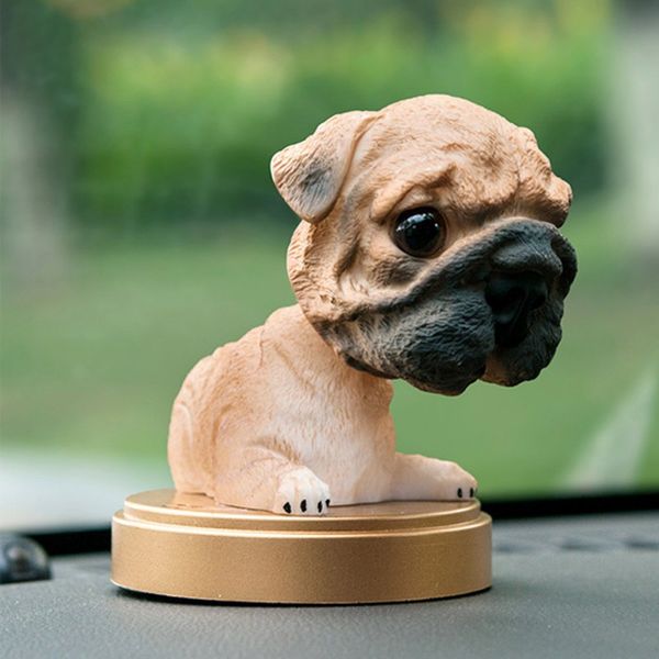 

car small ornaments shook his head car perfume decoration creative shaking head dog perfume seat ornaments cz