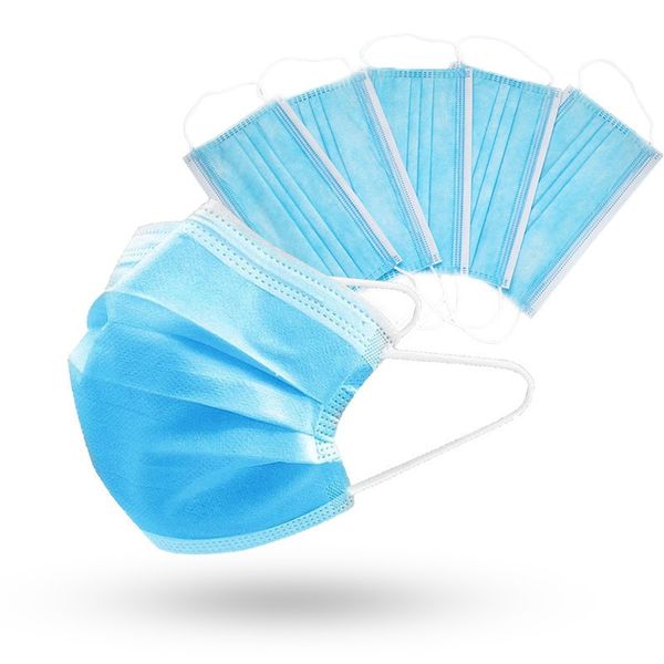 

he 3-ply disposable face mask disposable mask dust 99% pollen cut