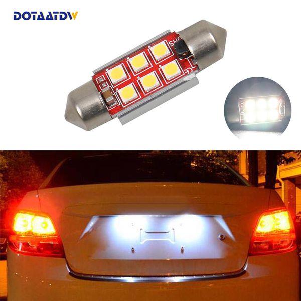 

dotaatdw 1x canbus led 36mm c5w lamp bulb registration number plate license light for kia sportage cerato