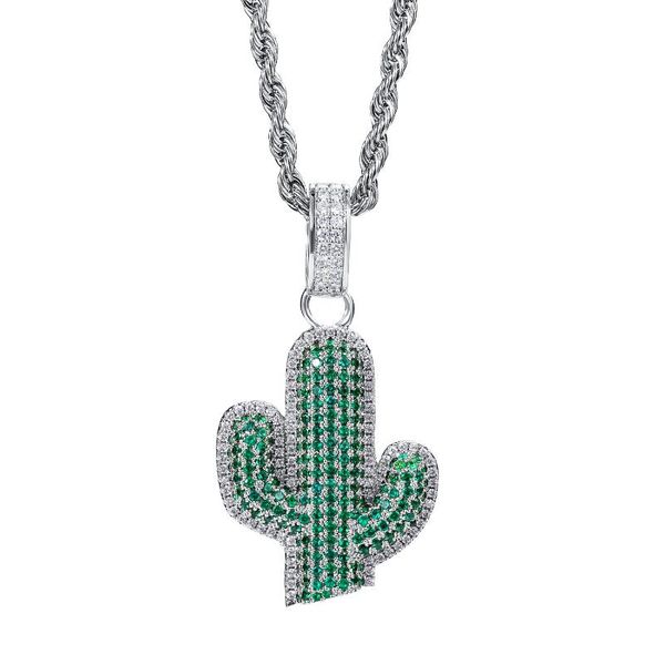 

cactus chain men women hip hip rock chain unisex, Silver