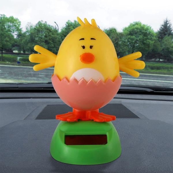 

10*6cm cute solar powered dancing halloween swinging animated bobble dancer toy car decor halloween gift #p10