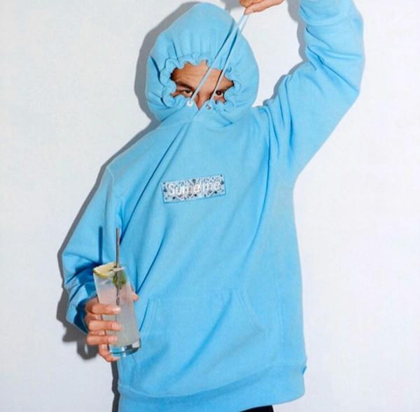 

19 fw bandana box logo hoodies mens designer hoodie trendy letter printing sweatshirt luxury hiphop streetwear trackshirt 2020 new, Black