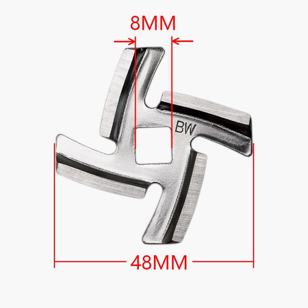 

1pc/ 3pcs inner hole 8mm meat grinder parts blade for mgb series meat grinder