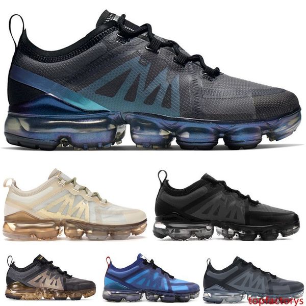

new arrival 2019 vapors mens women running shoes triple black white lightweight breathable cushion designer mesh sports sneakers 36-45