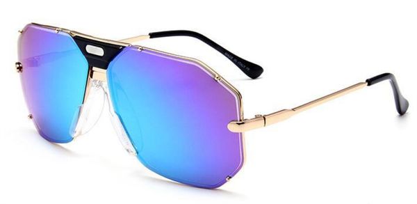

Luxury 2020 NEW High quality brand designer fashion men's fashion sunglasses female models retro style UV380 Sun Glasses Unisex