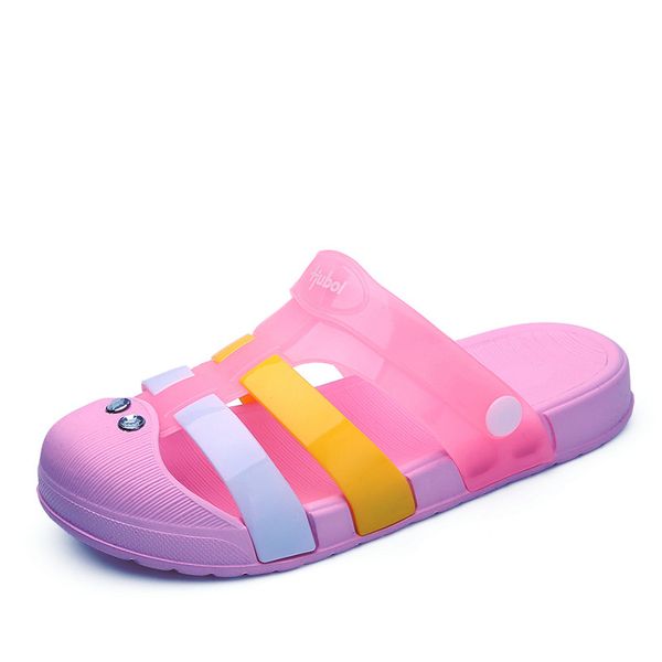 

crocse new summer sandals women hollow beach slippers casual woman shoes non-slip garden colorful fashion women sandals, Black