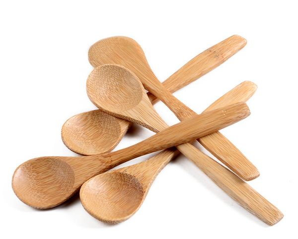 

fast shipping new arrival handmade bamboo spoons honey spoon baby spoons mini spoons 13cmx3cm factory wholesale